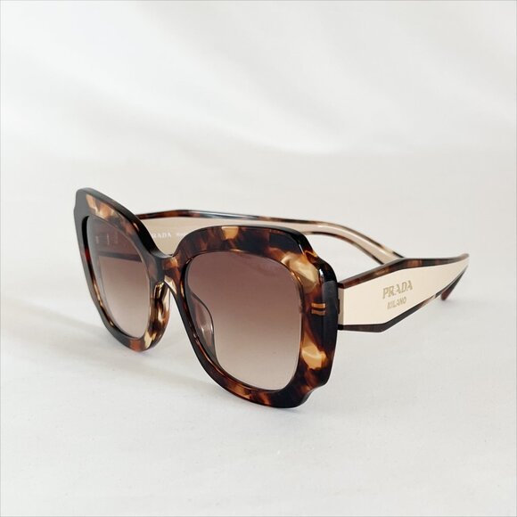 PRADA Brown Havana Brown Gradient Women Sunglasses - Picture 8 of 9